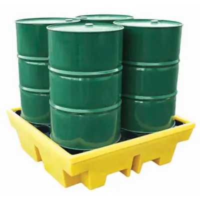 Platforma antiscurgere pentru 4 butoaie 