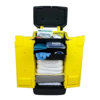 KIT de urgenta pentru scurgeri accidentale lichide - 50 litri