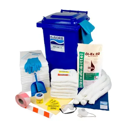 KIT de urgenta scurgeri uleiuri - 250 litri