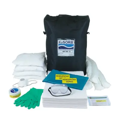KIT de urgenta scurgeri uleiuri - 104 L