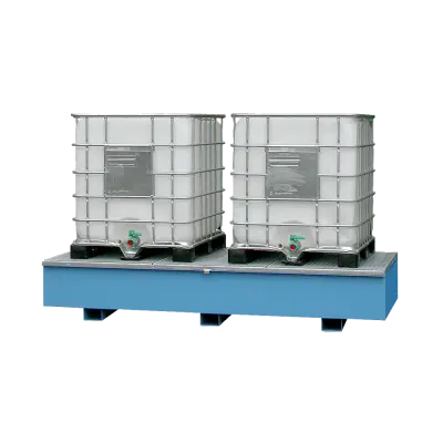 Cuva de retentie din metal pentru 2  IBC-uri